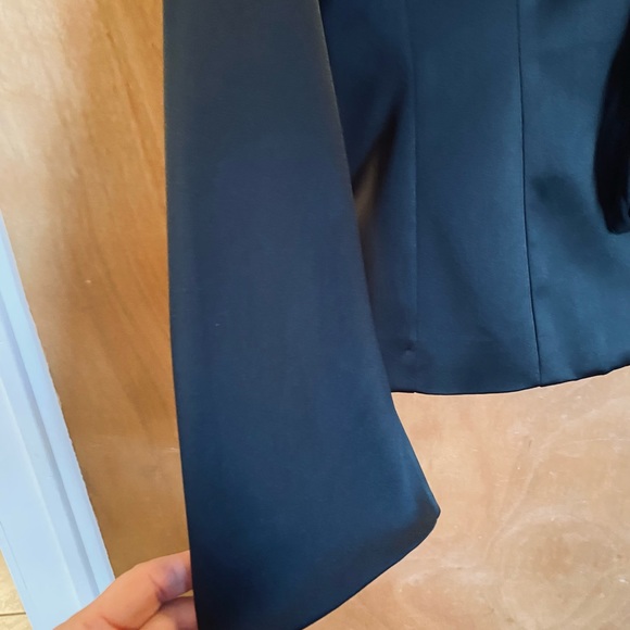 Veste en satin JS Collection noire - Picture 4 of 6